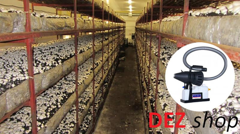 Генератор тумана при выращивании грибов