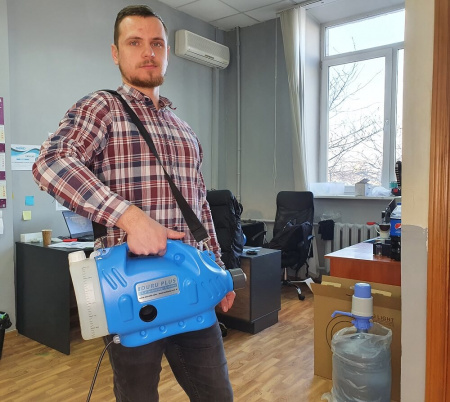 Портативный генератор холодного тумана | DEZSHOP