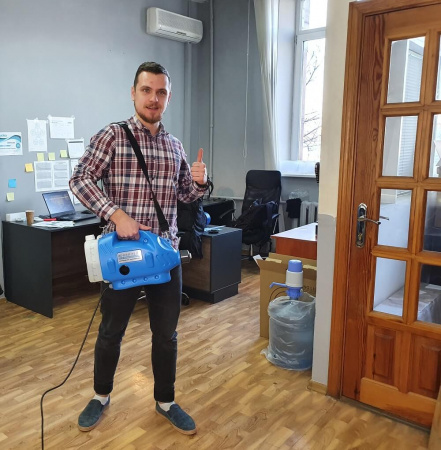 Портативный генератор холодного тумана | DEZSHOP